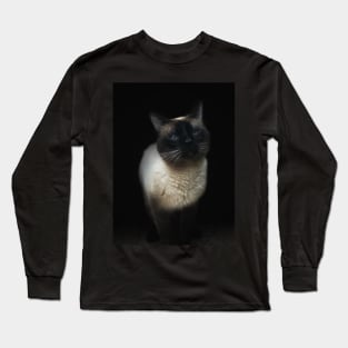 Blue-eyed Siamese cat Long Sleeve T-Shirt